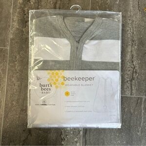 Burt’s Bees Baby Beekeeper Wearable Blanket Sleep Sack Small 0–6M Organic New
